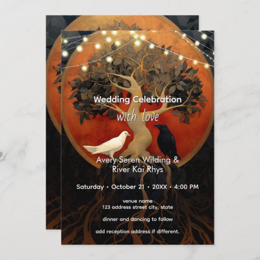 The Tree Between Worlds 招待状 (正面/裏面)