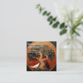 The Tree Between Worlds | Tree of Life Designs スクエア名刺 (スタンド正面)