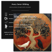 The Tree Between Worlds | Tree of Life Designs スクエア名刺