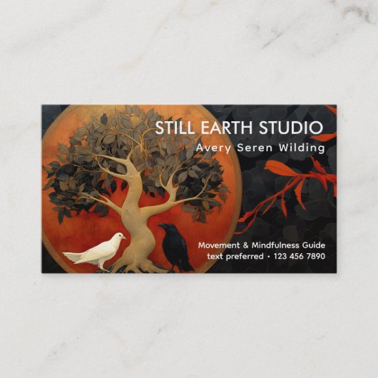 The Tree Between Worlds | Tree of Life Designs 名刺 (正面)