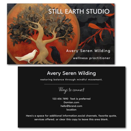 The Tree Between Worlds | Tree of Life Designs 名刺