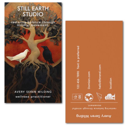 The Tree Between Worlds | Tree of Life Designs 名刺