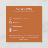 The Tree Between Worlds | Tree of Life R&B スクエア名刺 (裏面)