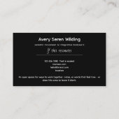 The Tree Between Worlds | Tree of Life R&B 名刺 (裏面)