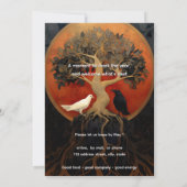 The Tree Between Worlds | Tree of Life Red/Blk 招待状 (裏面)