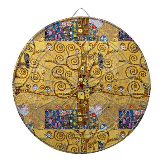 “ The Tree of Life ” , Gustav Klimt ダーツボード (正面)