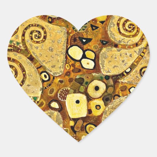 “ The Tree of Life ” , Gustav Klimt ハートシール (正面)