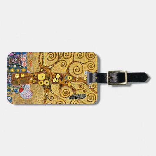 “ The Tree of Life ” , Gustav Klimt ラゲッジタグ (正面横)
