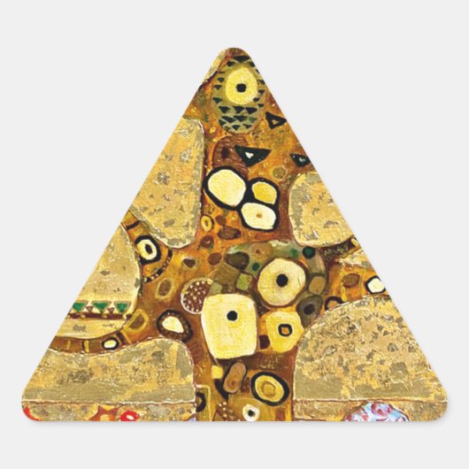 “ The Tree of Life ” , Gustav Klimt 三角形シール (正面)