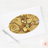 “ The Tree of Life ” , Gustav Klimt 楕円形シール (封筒)