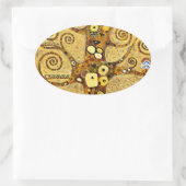 “ The Tree of Life ” , Gustav Klimt 楕円形シール (バッグ)