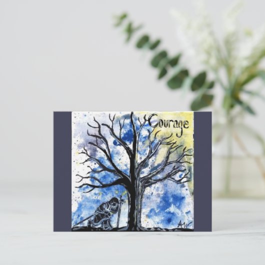 The Tree Series：勇気 ポストカード (スタンド正面)