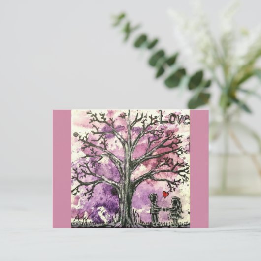 The Tree Series：愛 ポストカード (スタンド正面)
