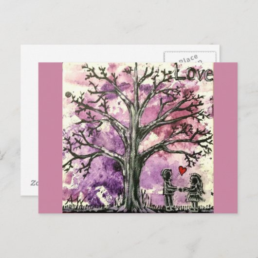 The Tree Series：愛 ポストカード (正面/裏面)