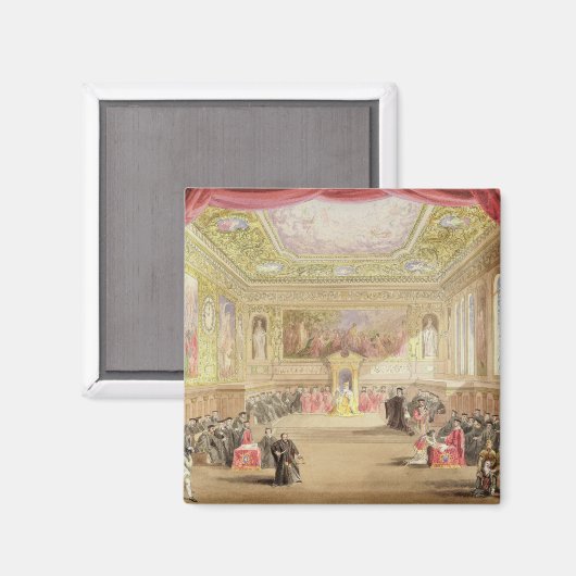 The Trial, Act IV, Scene I from Charles Kean's pro マグネット (正面/裏面)