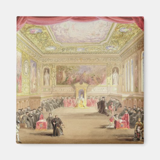 The Trial, Act IV, Scene I from Charles Kean's pro マグネット (正面)