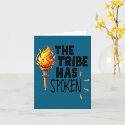 The Tribe Has Sken Torch That Lights The Way  カード (黄色い花)
