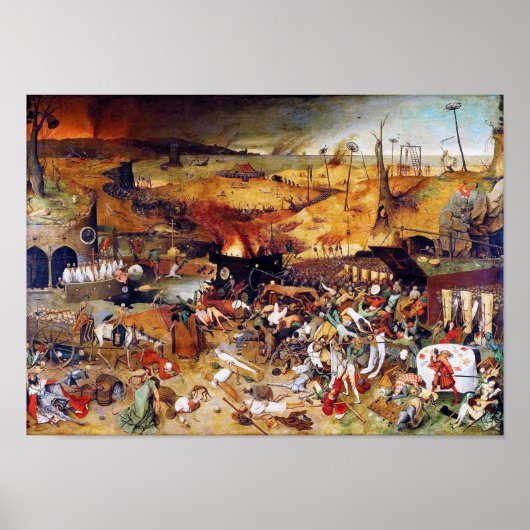 The Triumph of Death, Pieter Bruegel ポスター (正面)