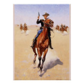 The Trooper by Frederic Remington ポスター (正面)