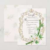 The Tropical Imperial Bamboo Garden R.S.V.P. 招待状 (正面/裏面)