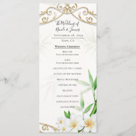 The Tropical Imperial Bamboo Garden Wedding  メニュー