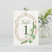 The Tropical Imperial Bamboo Garden Wedding  招待状 (スタンド正面)