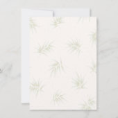 The Tropical Imperial Bamboo Garden Wedding  招待状 (裏面)