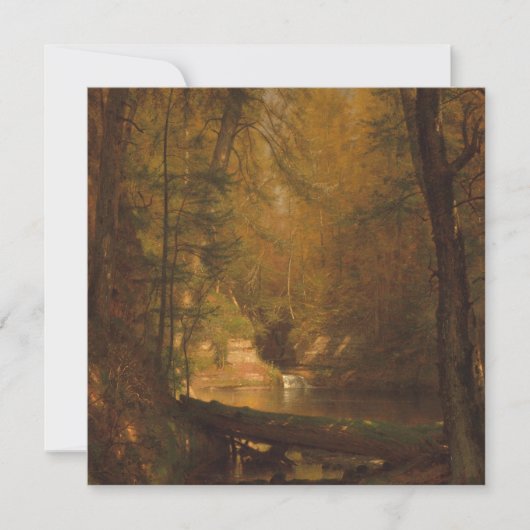 「The Trout Pool(1870年)」アート作品 - フラットカード (正面)