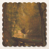 「The Trout Pool (1870)」アートワーク ペーパーコースター (正面)