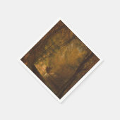 The Trout Pool (1870)アートワーク – 紙ナプキン スタンダードカクテルナプキン (角)