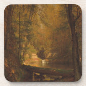 「The Trout Pool (1870)」アート作品 - コーヒーコースター コースター (正面)