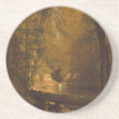 「The Trout Pool (1870)」アート コースター (正面)