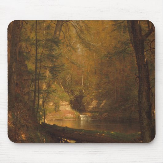 「The Trout Pool (1870)」アート マウスパッド (正面)