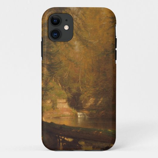 「The Trout Pool(1870)」アート - iPhone 11 カバー (裏面)