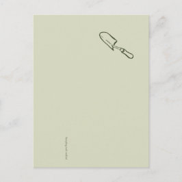 The Trowel -Botanists Pause- Minimalist シーズンポストカード