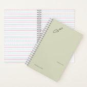 The Trowel -Botanists Pause- Minimalist ノートブック (内側)