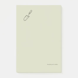 The Trowel -Botanists Pause- Minimalist ポストイット