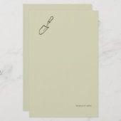 The Trowel -Botanists Pause- Minimalist 便箋 (正面/裏面)