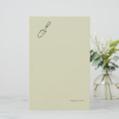 The Trowel -Botanists Pause- Minimalist 便箋 (スタンド正面)