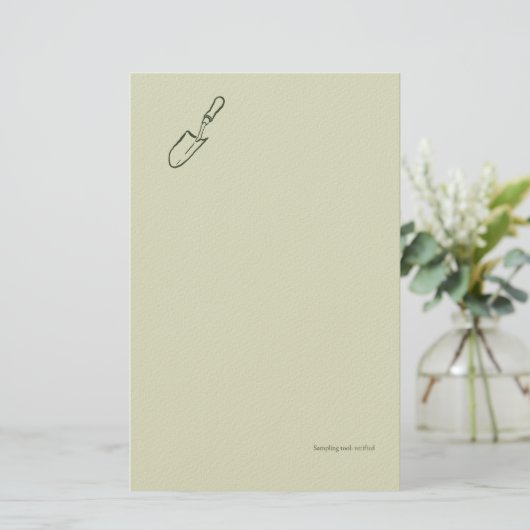 The Trowel -Botanists Pause- Minimalist 便箋 (スタンド正面)