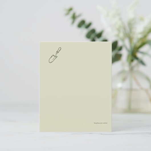 The Trowel -Botanists Pause- Minimalist Stationary (スタンド正面)