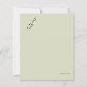 The Trowel -Botanists Pause- Minimalist Stationary (正面)