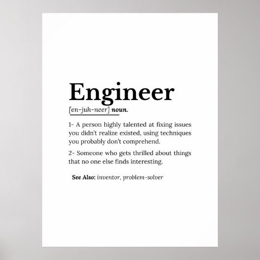 The True Meaning of an Engineer ポスター (正面)
