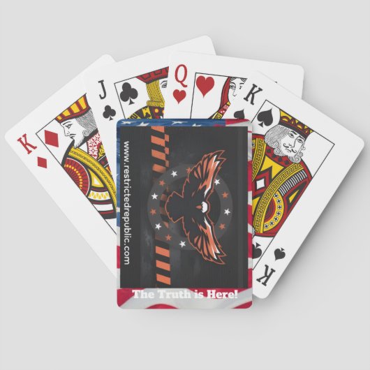 The Truth is Here! RR Playing Cards トランプ (裏面)