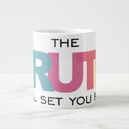 The Truth will set you Free ジャンボコーヒーマグカップ