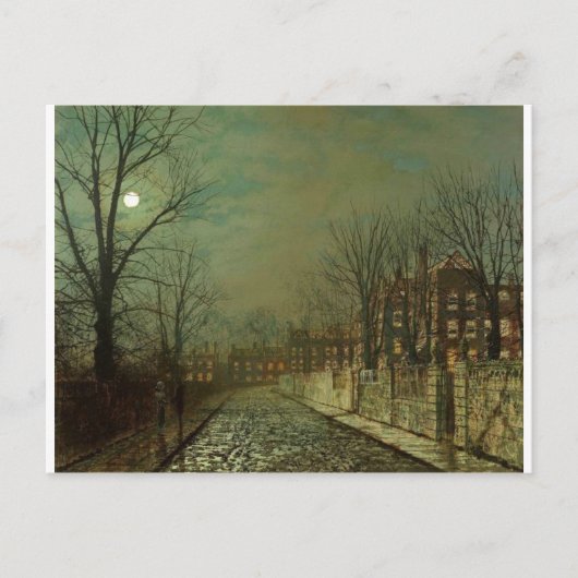 The Trysting Tree by John Atkinson Grimsaw ポストカード (正面)