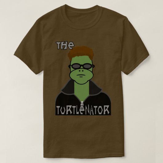 The Turtlenator Tシャツ (デザイン正面)