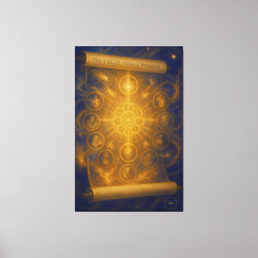 The Twelve Axes of Paradox キャンバスプリント (正面)