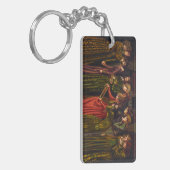 The Twelve Dancing Princesses by Gustave Stevens キーホルダー (正面左)