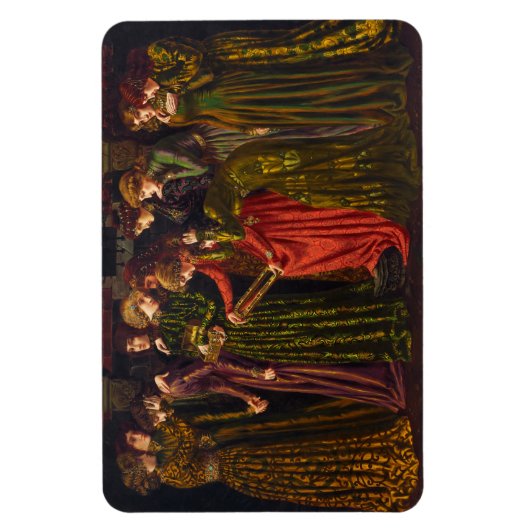 The Twelve Dancing Princesses by Gustave Stevens マグネット (縦)